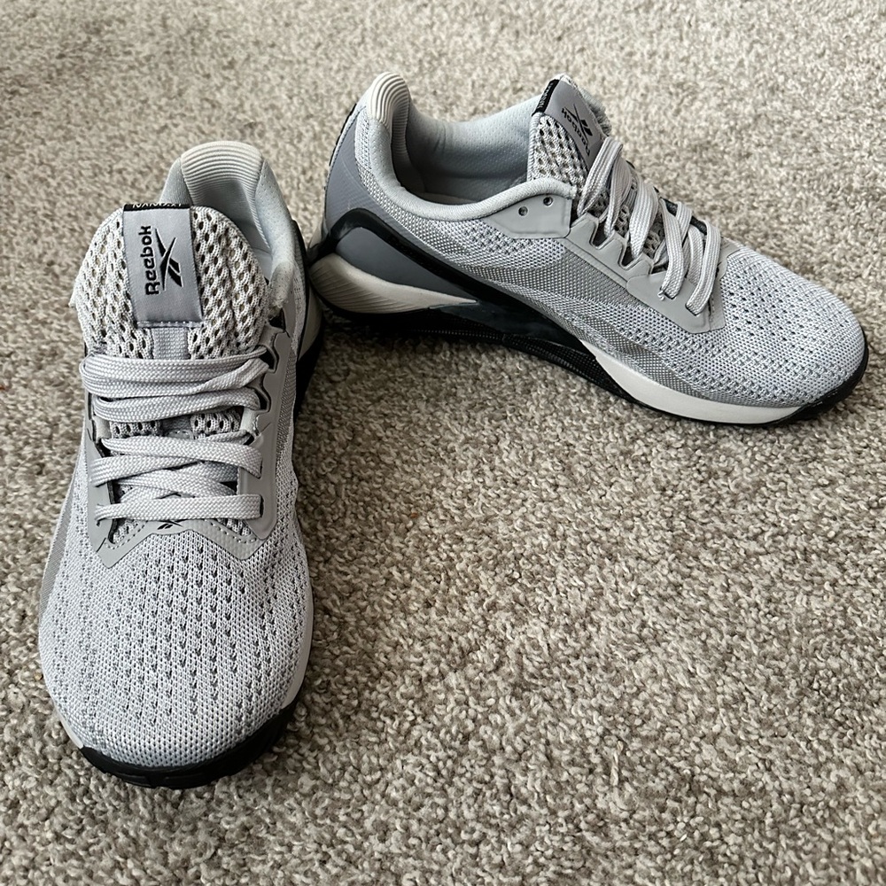 Reebok Gray Athletic Shoes